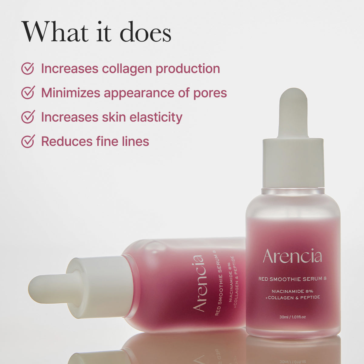 Lightweight watery serum texture