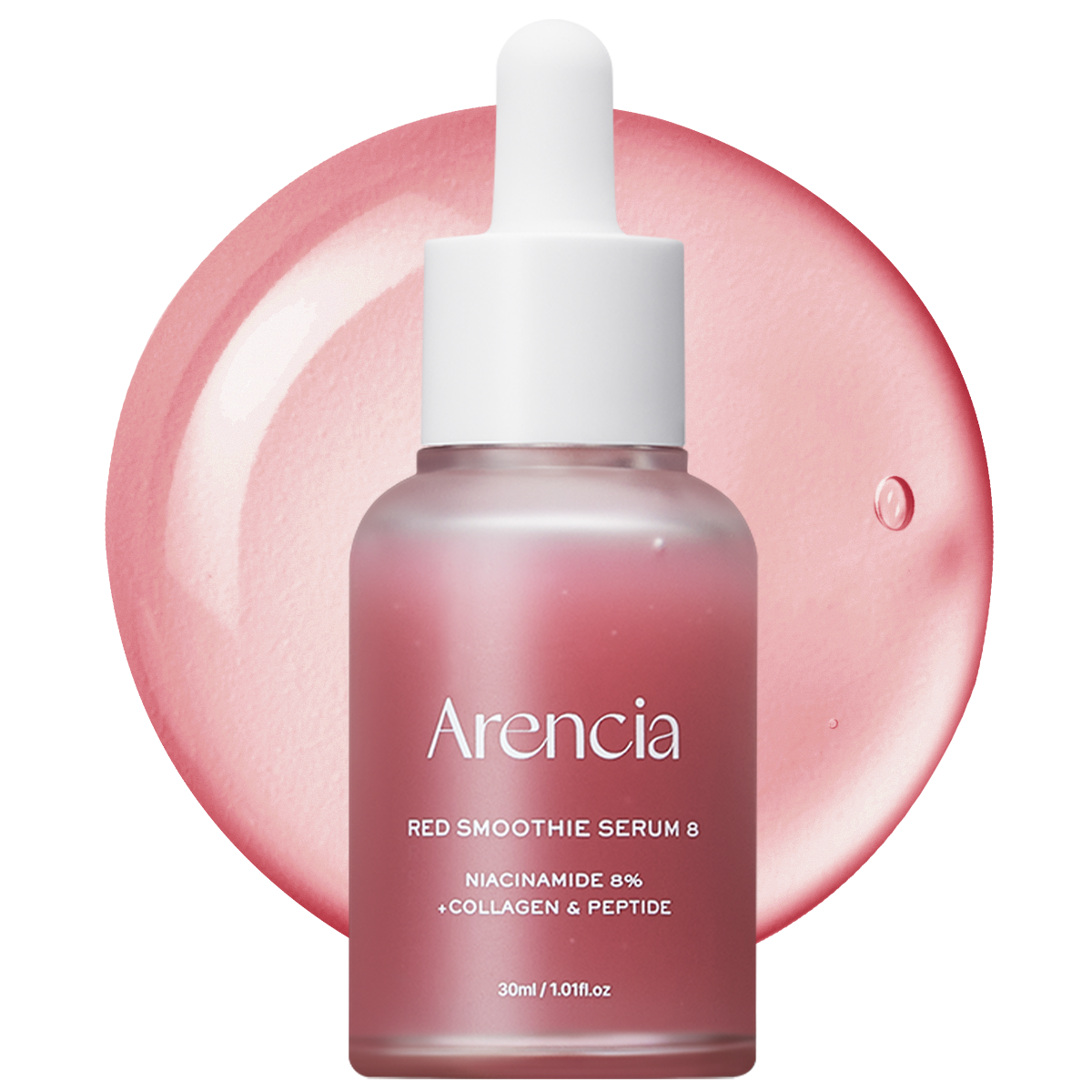 Arencia Red Smoothie Serum 8 - 8% niacinamide collagen glow serum