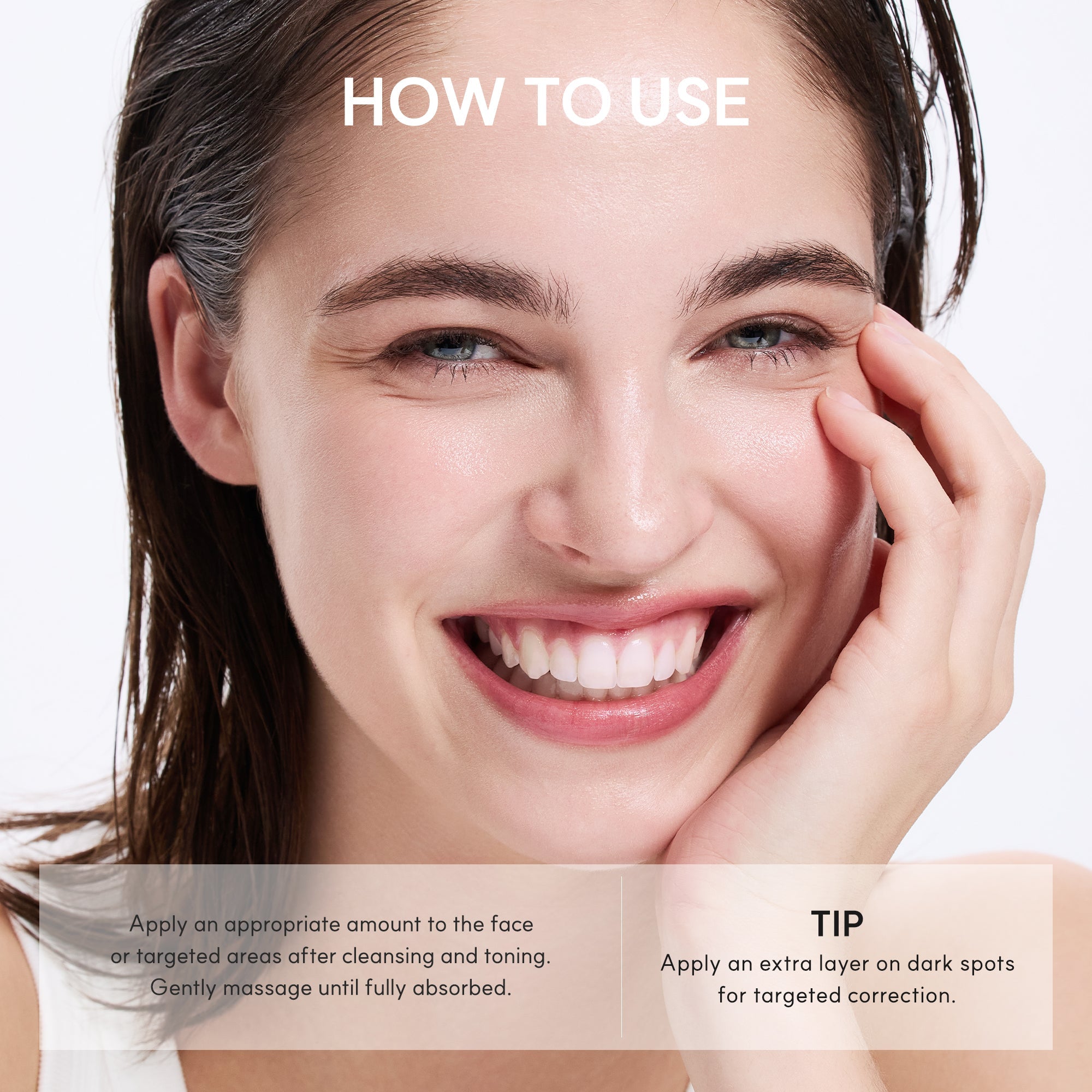 Brightens for a radiant, even complexion