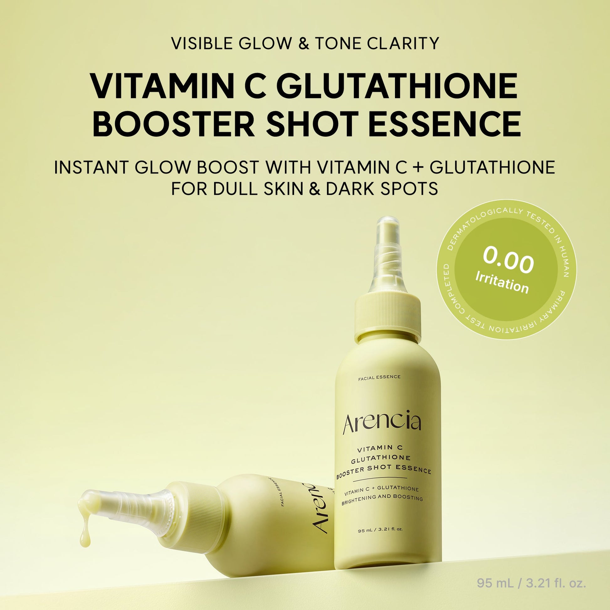 Arencia Vitamin C Glutathione Booster Shot Essence - brightening essence