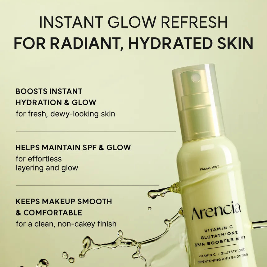 Key brightening ingredients including vitamin C and glutathione