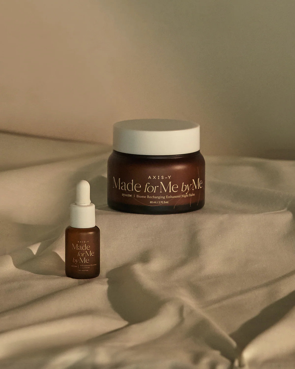 AXIS-Y Biome Recharging Night Renewal Set — how to use: apply each step as part of your night routine