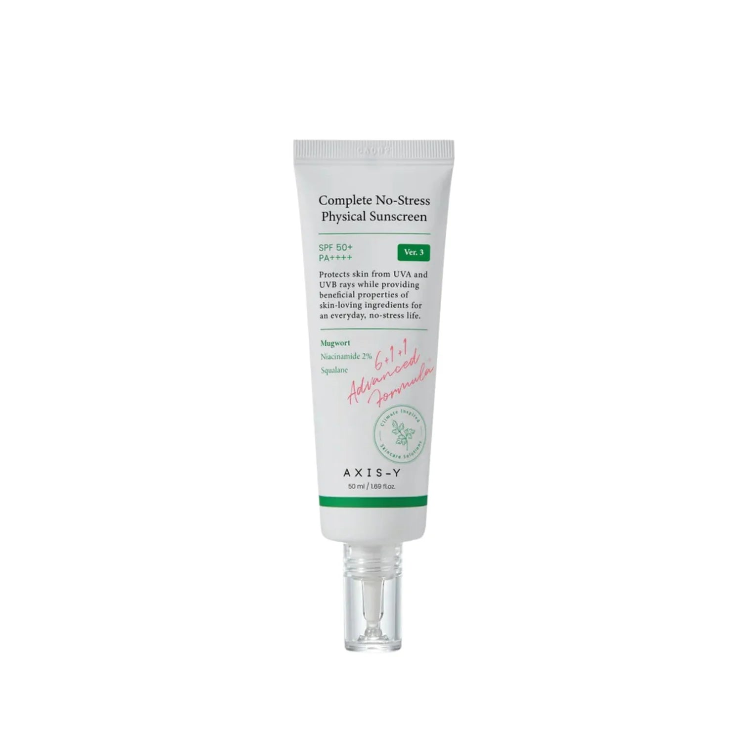 AXIS-Y Complete No Stress Physical Sunscreen — mineral physical sunscreen