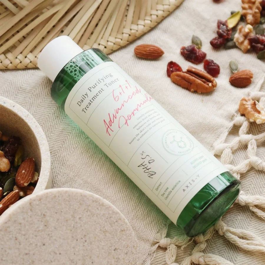 AXIS-Y Daily Purifying Treatment Toner — gently exfoliates with mild acids for smoother skin