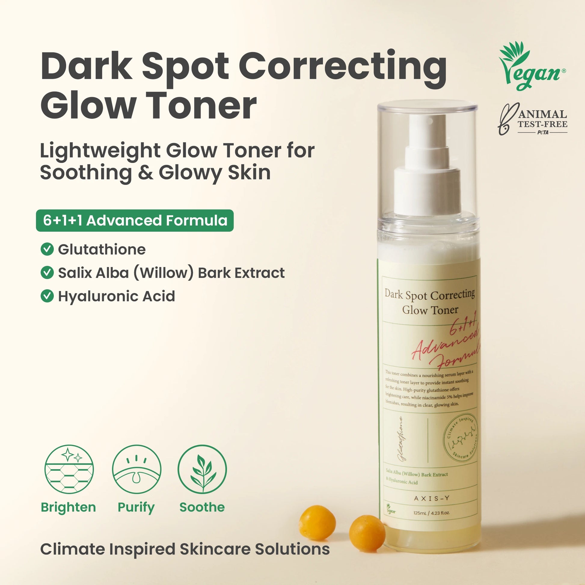 AXIS-Y Dark Spot Correcting Glow Toner — hydrates and preps skin after cleansing