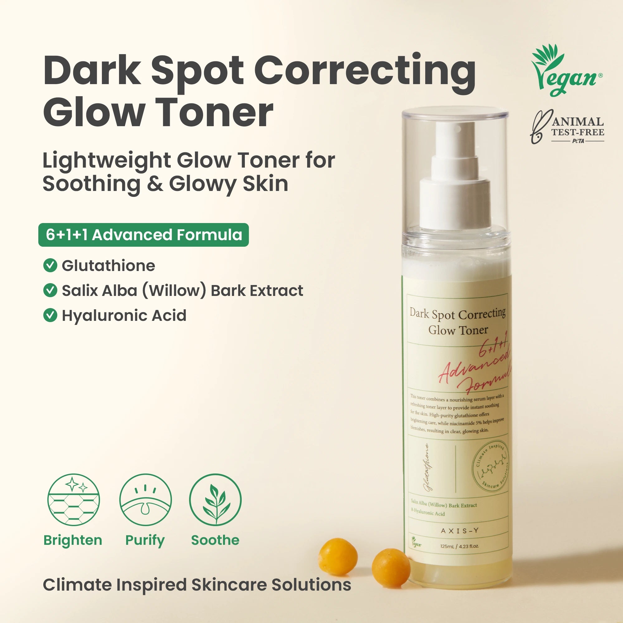 AXIS-Y Dark Spot Correcting Glow Toner — hydrates and preps skin after cleansing