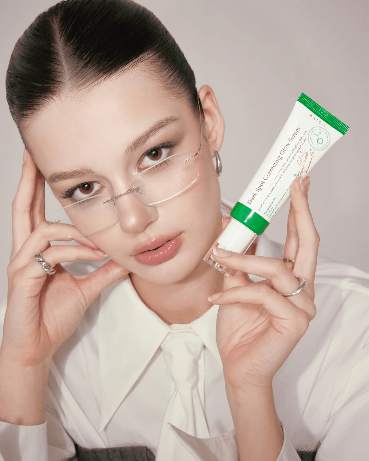 AXIS-Y Glass Skin Duo Set Serum + Eye Serum — firms the look of the eye area