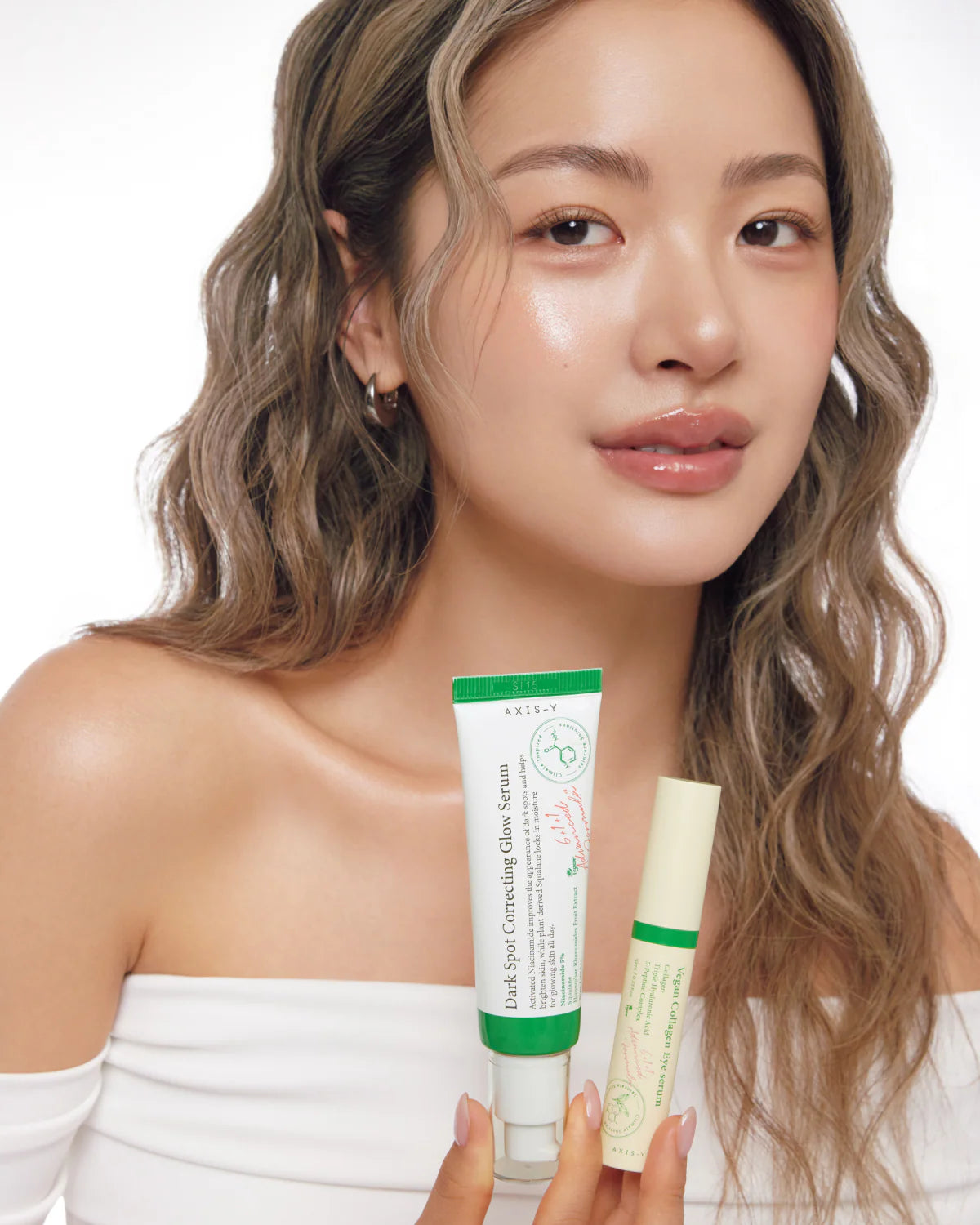AXIS-Y Glass Skin Duo Set Serum + Eye Serum — reveals a dewy, glass-skin glow