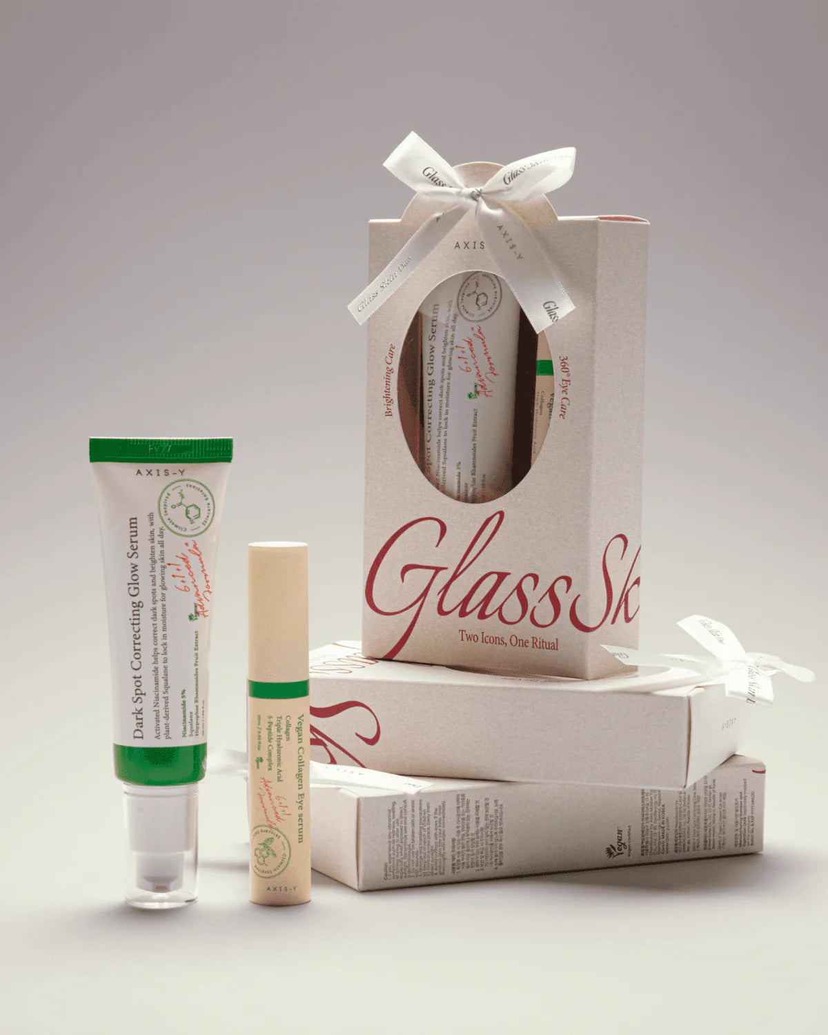 AXIS-Y Glass Skin Duo Set Serum + Eye Serum — glass skin glow duo set