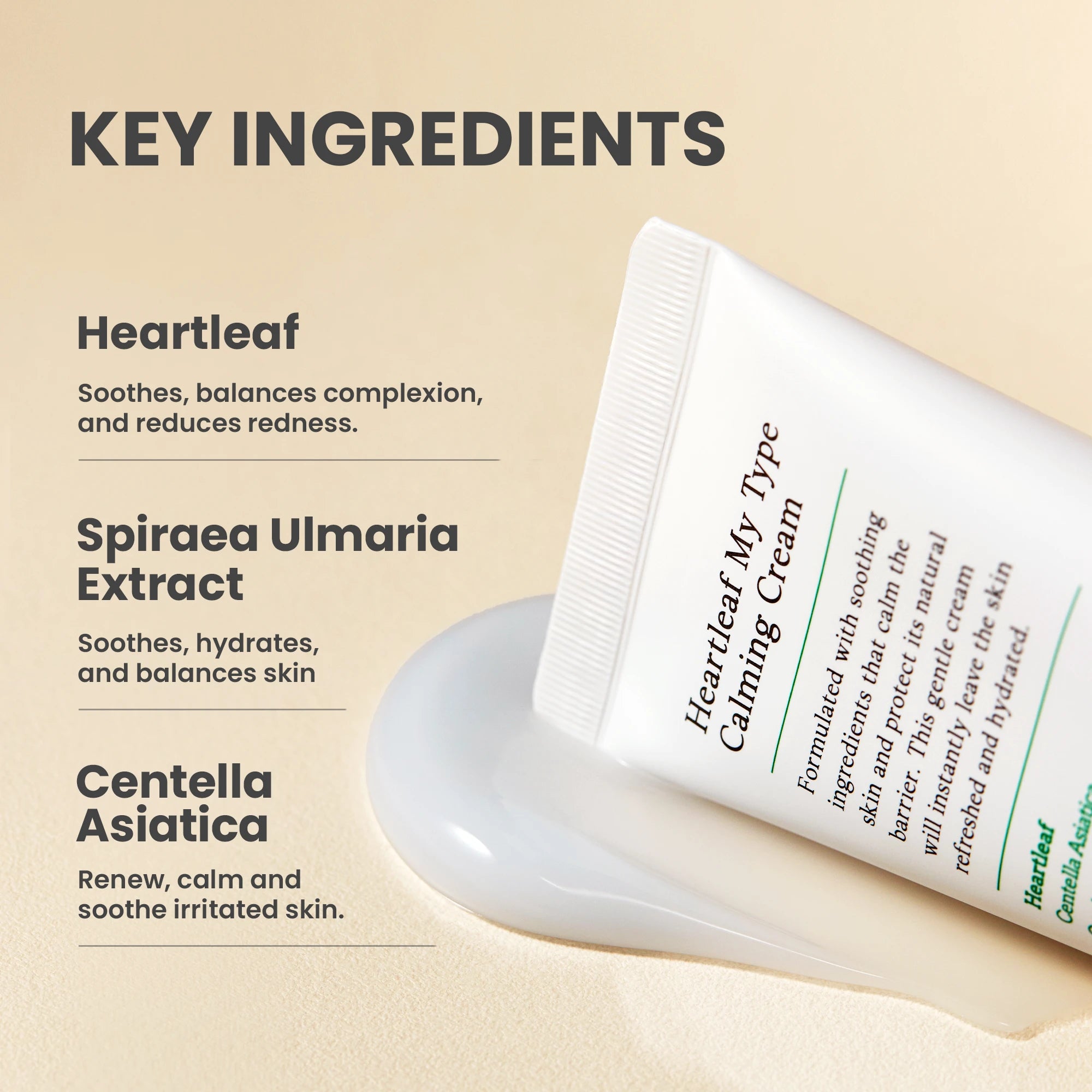 AXIS-Y Heartleaf My-Type Calming Cream — delivers customizable moisture for your skin type