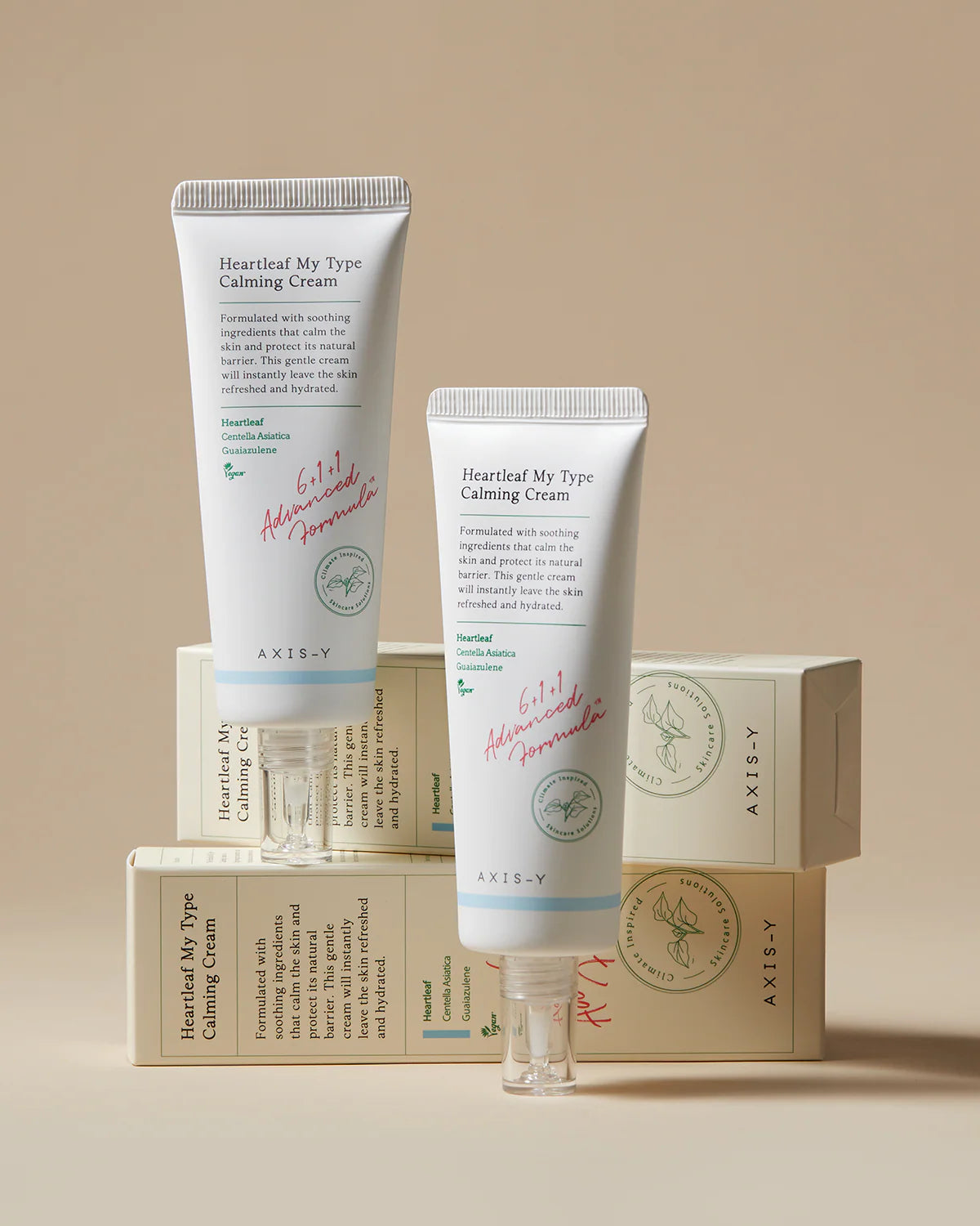 AXIS-Y Heartleaf My-Type Calming Cream — heartleaf soothes and calms sensitive skin