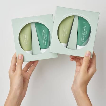 AXIS-Y Mask Now Glow Later Duo Set — duo set pairs a mask with a glow treatment