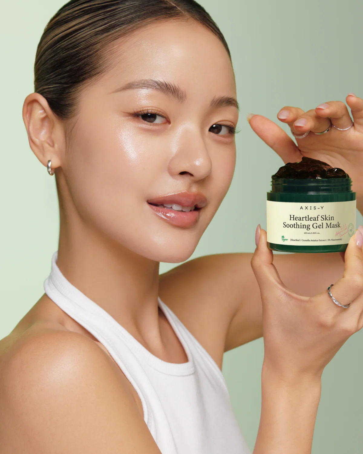 AXIS-Y New Skin Resolution Gel Mask — how to use: apply an even layer as the last step at night