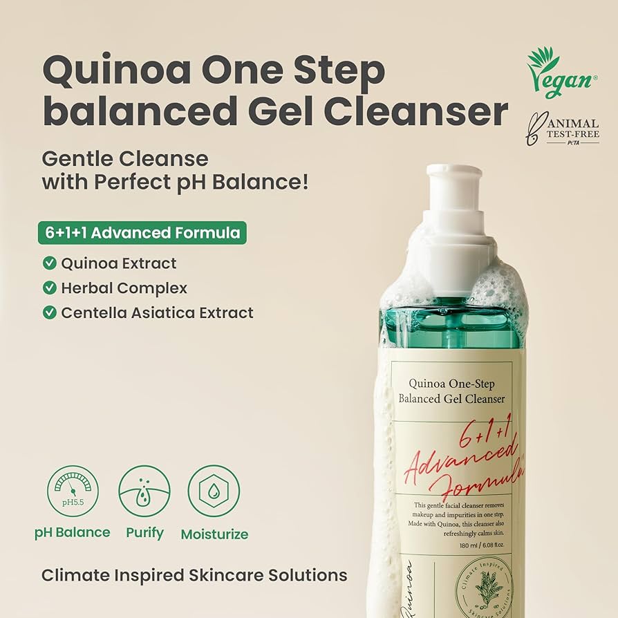 AXIS-Y Quinoa One-Step Balanced Gel Cleanser — quinoa balancing gel cleanser