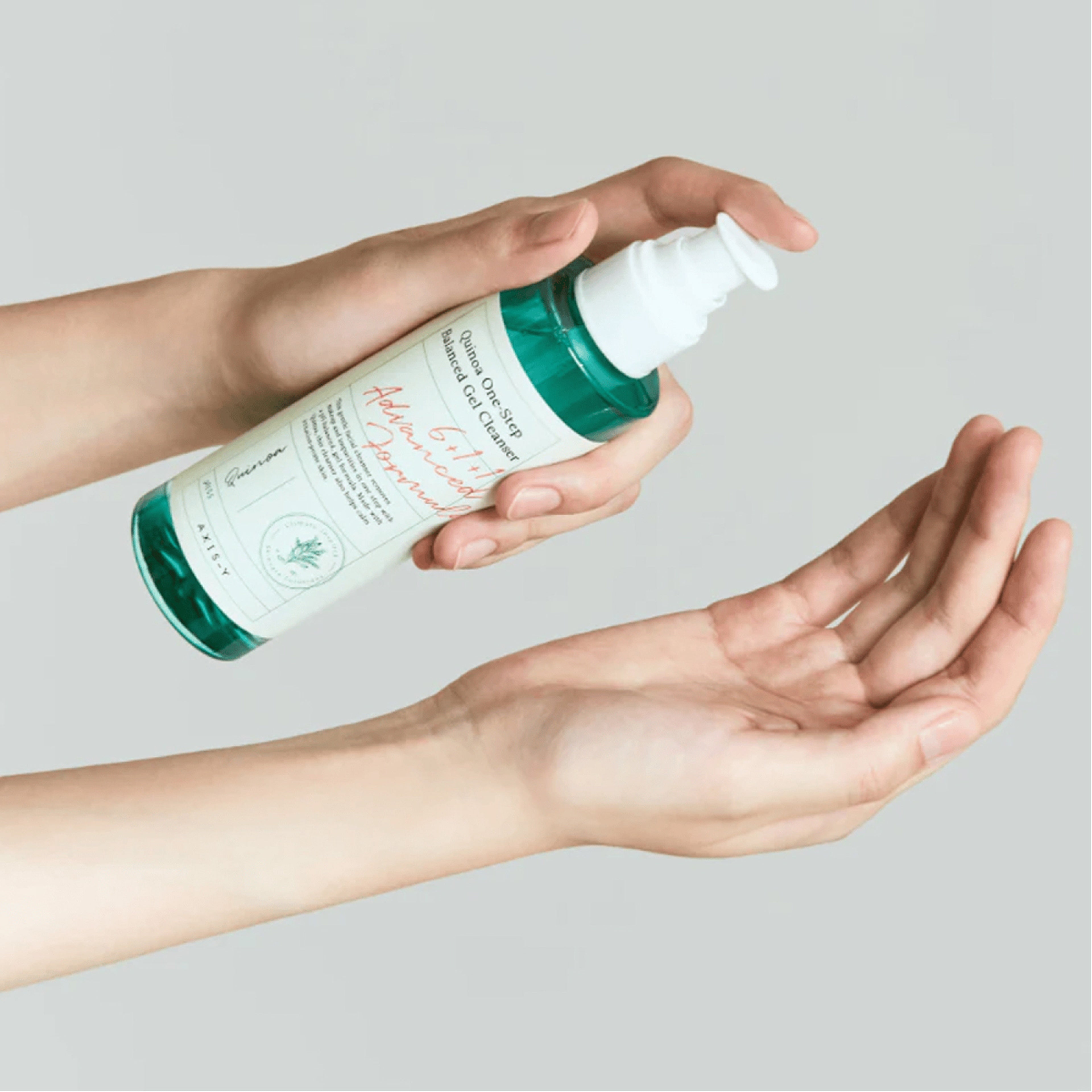 AXIS-Y Quinoa One-Step Balanced Gel Cleanser — gently cleanses while balancing the skin
