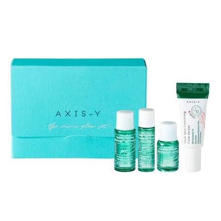 AXIS-Y The Mini Glow Set — travel-size glow skincare set