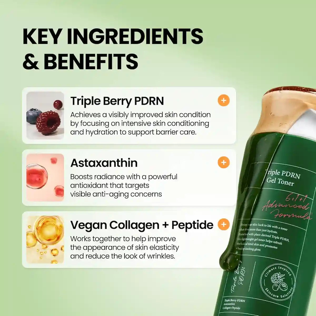AXIS-Y Triple PDRN Gel Toner — PDRN deeply hydrates and replenishes skin