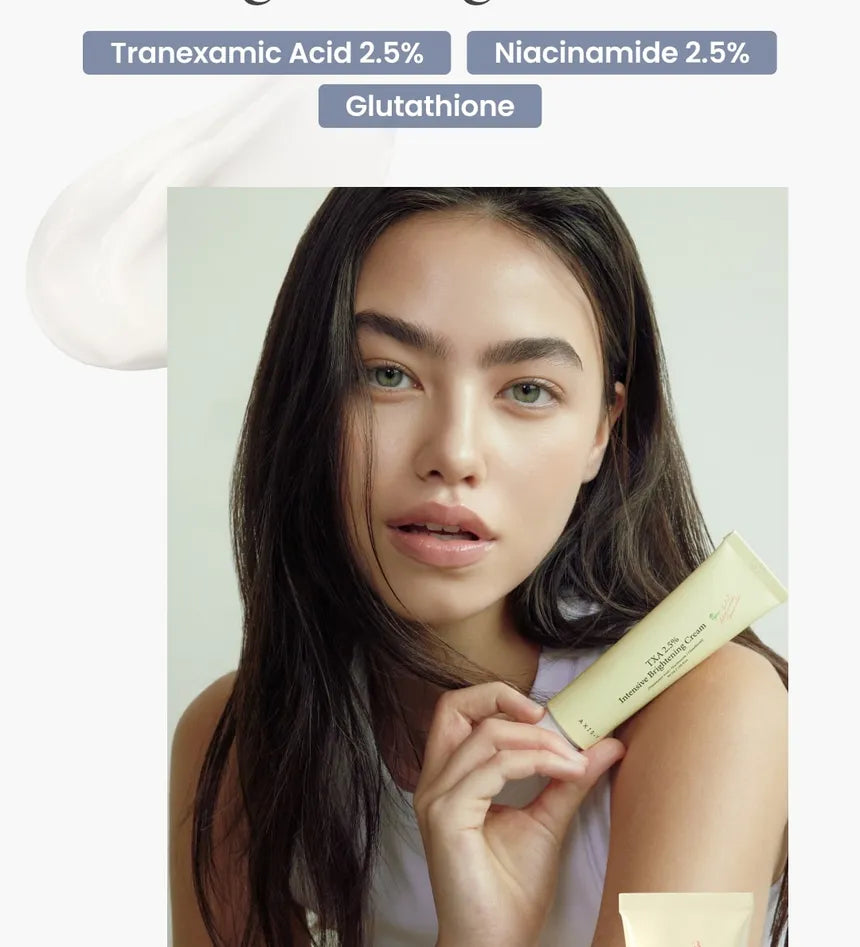 AXIS-Y TXA 2.5% Intensive Brightening Cream — 2.5% tranexamic acid brightens the look of dark spots