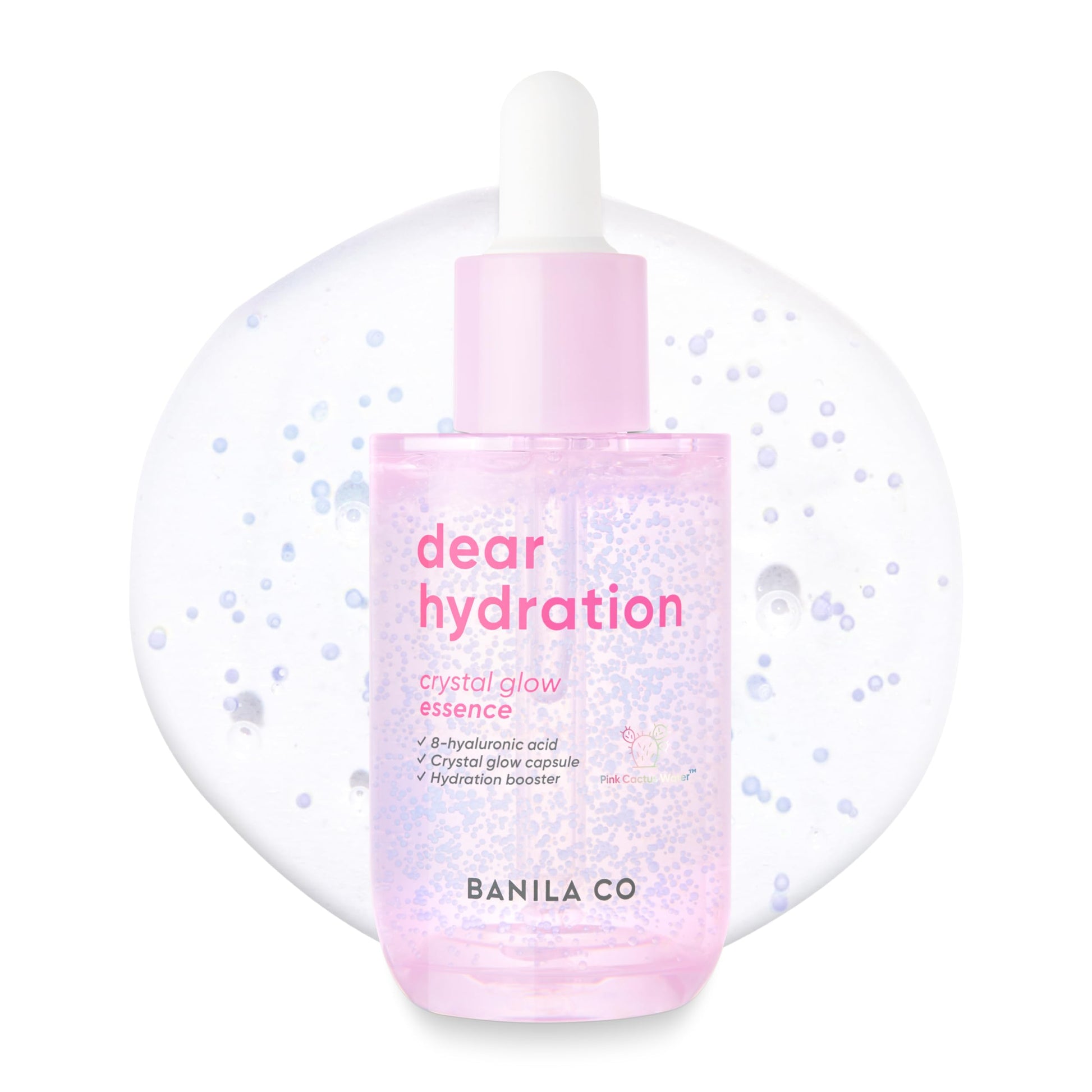BANILA CO Dear Hydration Crystal Glow Essence — glow essence texture
