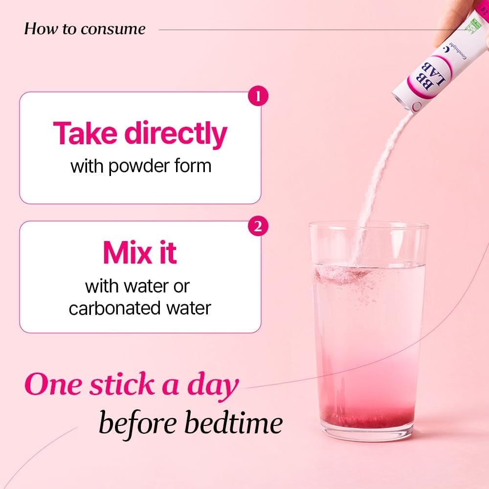 Supports skin elasticity and overnight hydration with BB LAB Good Night Collagen