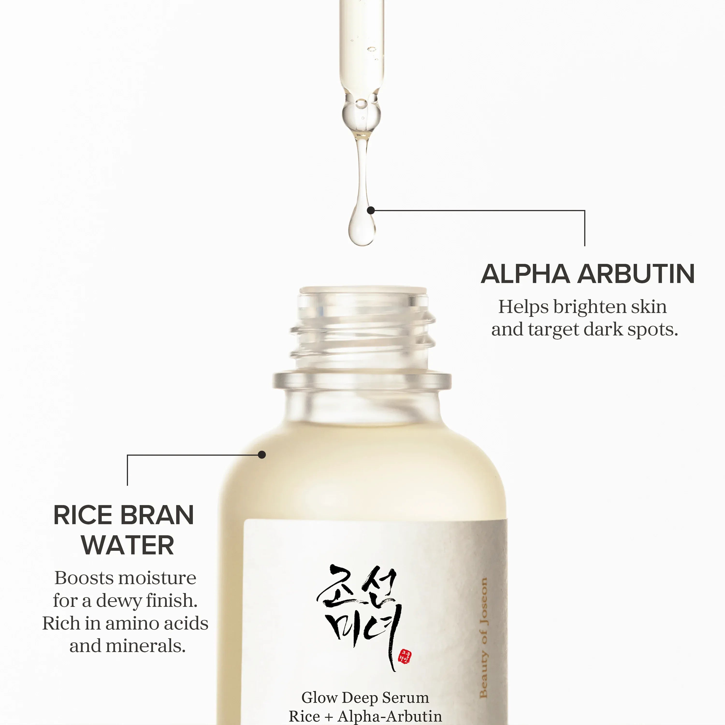 Beauty of Joseon Glow Deep Serum Rice + Alpha Arbutin — brightening glow serum