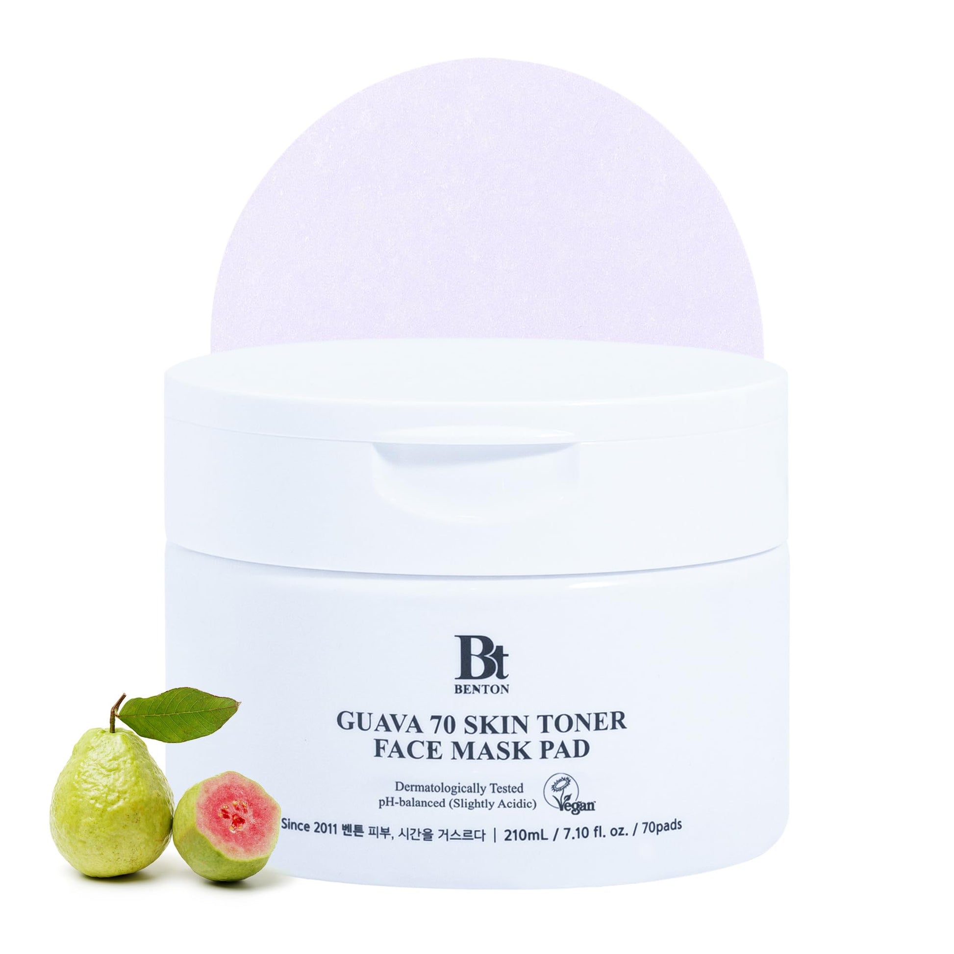 Benton Guava 70 Skin Toner Face Mask Pad — guava toner pads that hydrate and refresh skin