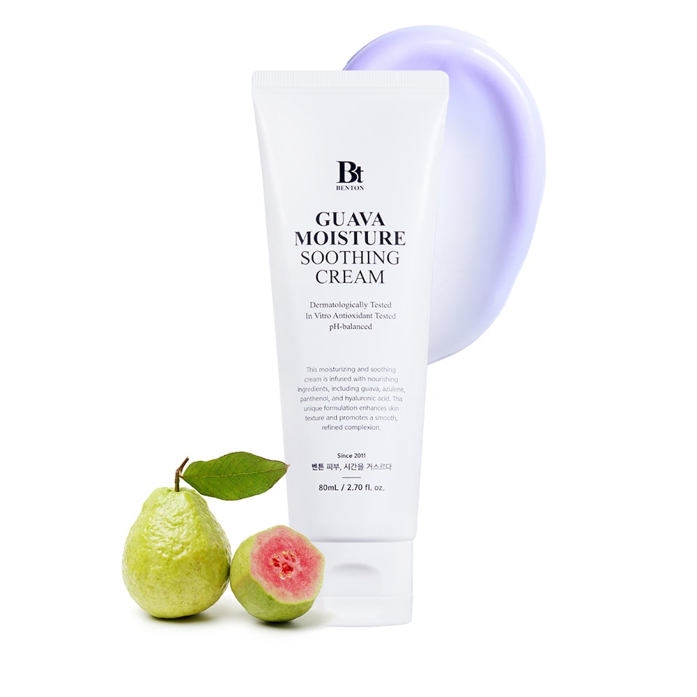 Benton Guava Moisture Soothing Cream — guava-infused gel cream that soothes and hydrates