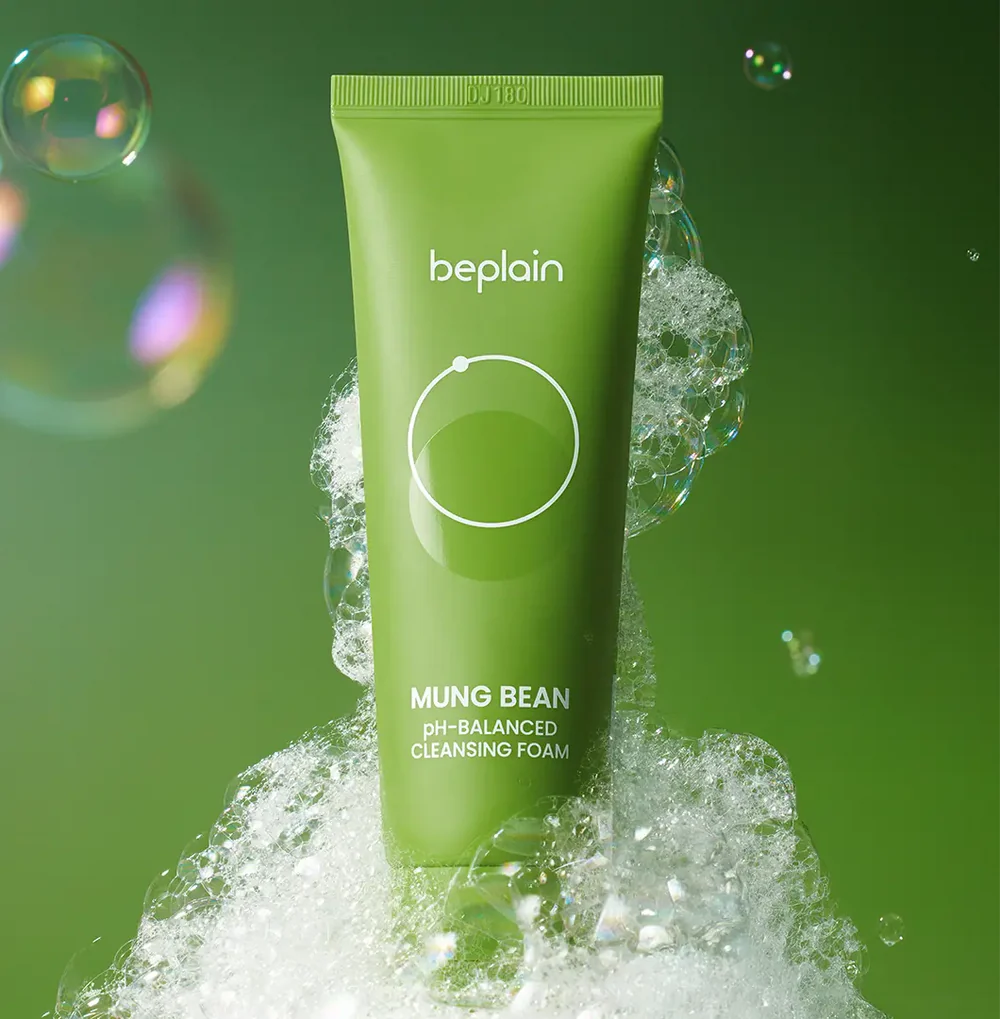beplain Mung Bean pH-Balanced Cleansing Foam