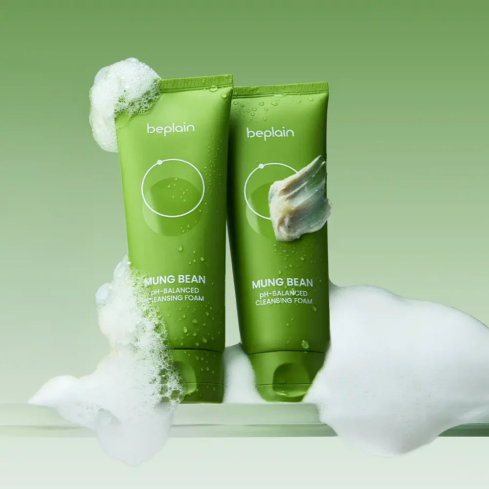 beplain Mung Bean pH-Balanced Cleansing Foam