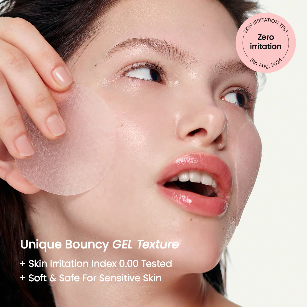 Biodance Collagen Gel Toner Pad soaked in collagen essence