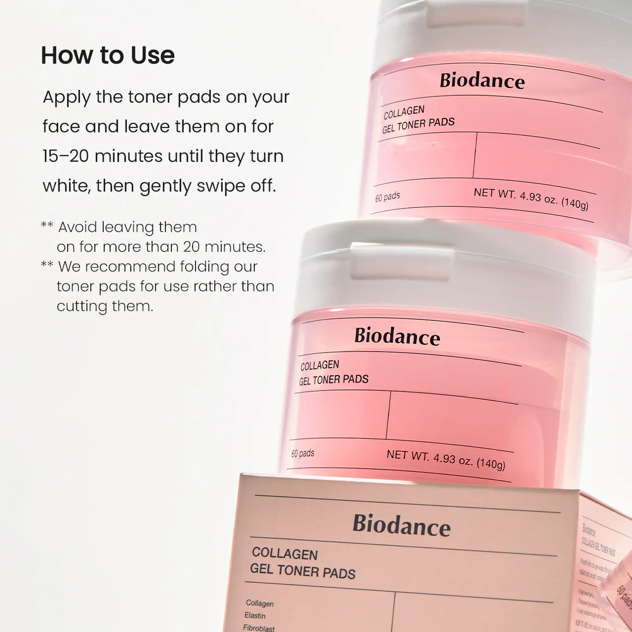 Biodance Collagen Gel Toner Pad for supple bouncy skin