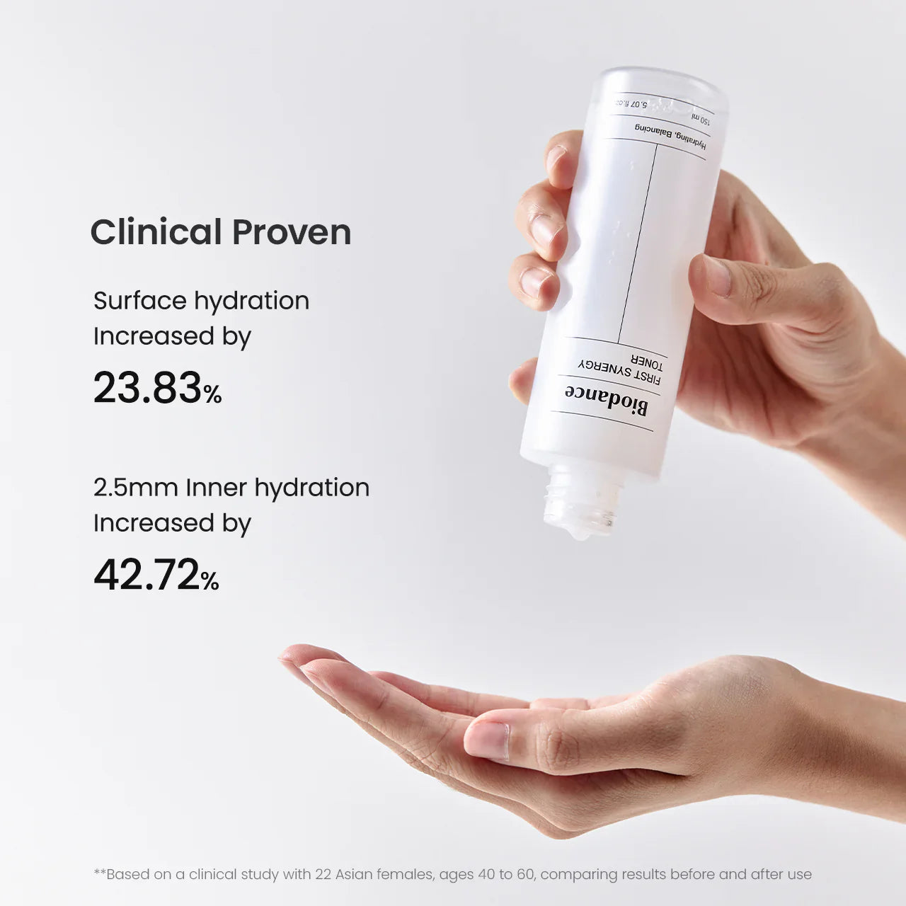 Biodance First Synergy Toner refines skin texture