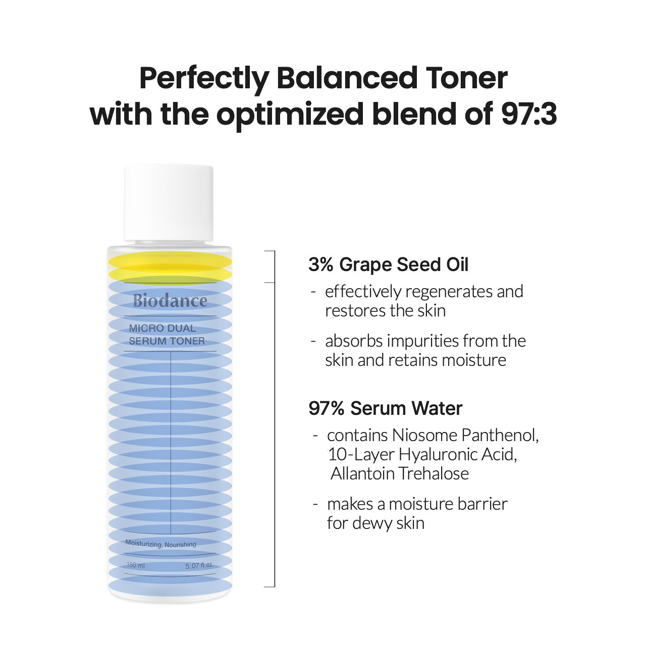 Biodance Micro Dual Serum Toner dual-layer serum-toner formula