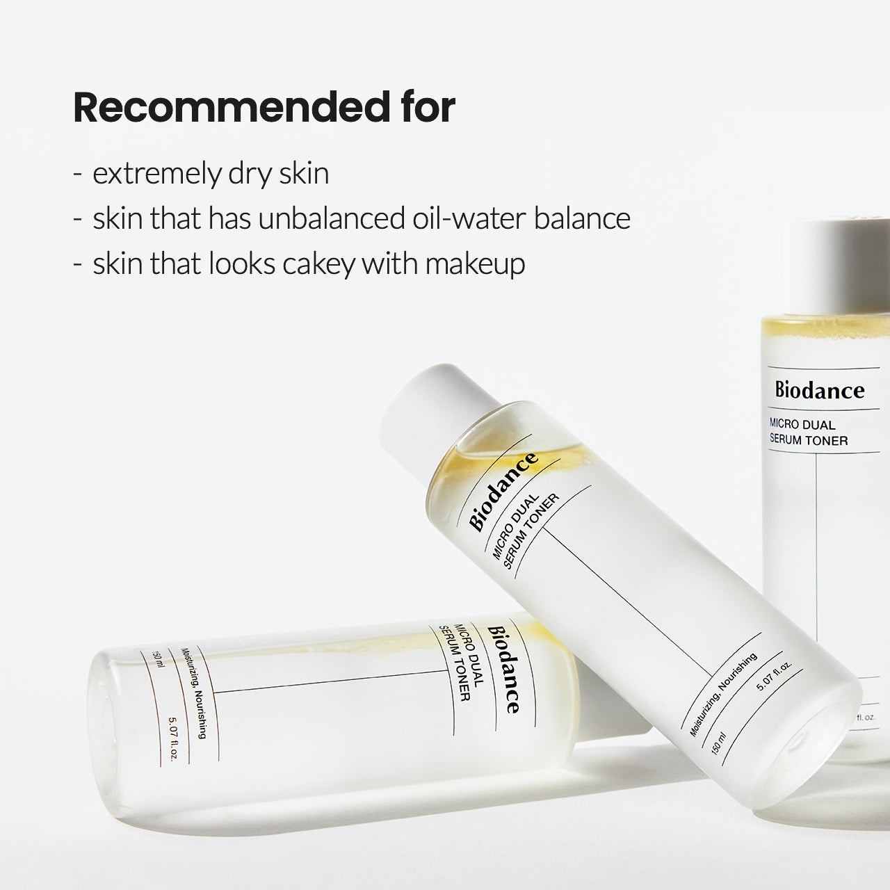 Biodance Micro Dual Serum Toner hydrates and smooths skin