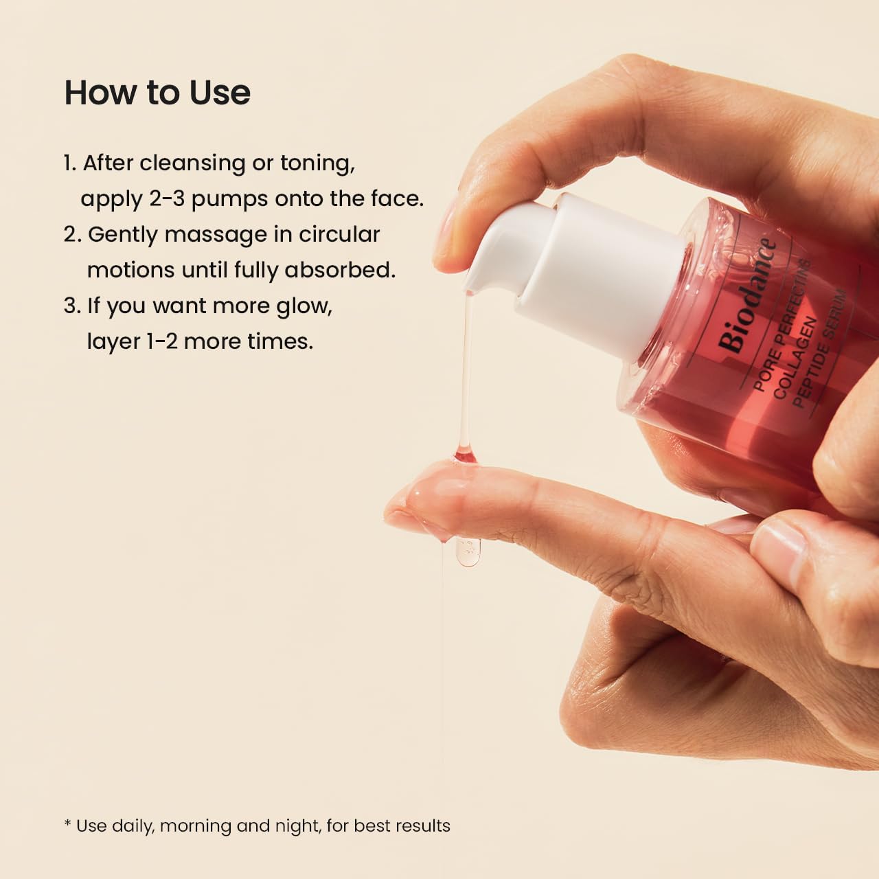 Biodance Pore Perfecting Collagen Peptide Serum collagen and peptide complex