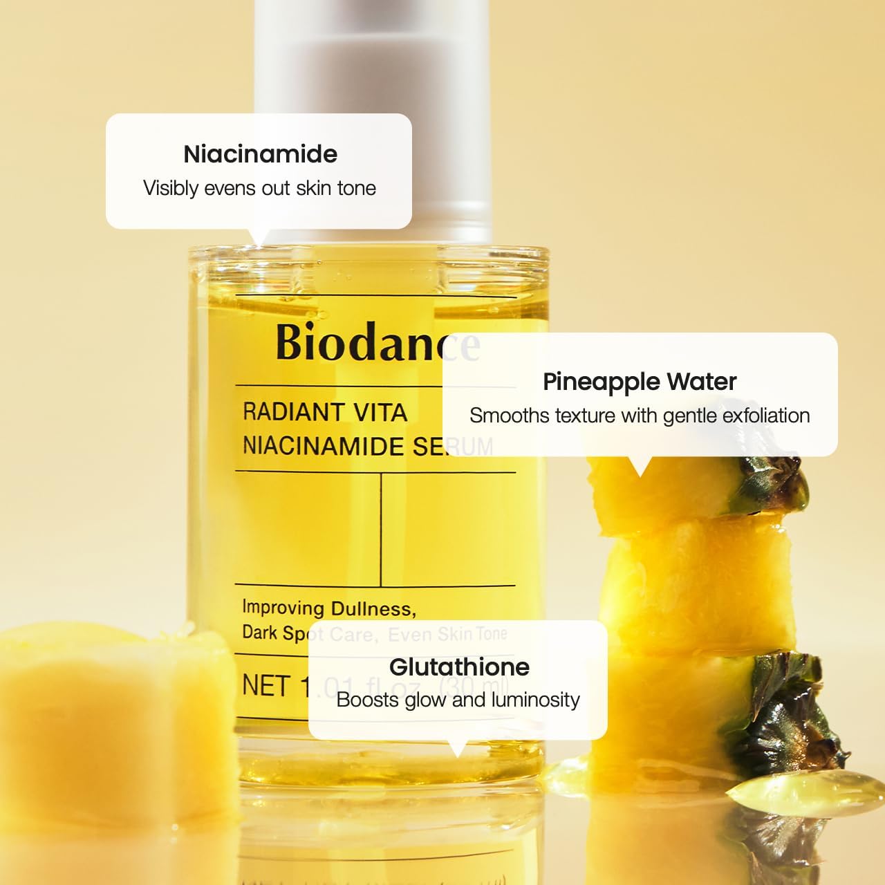 Biodance Radiant Vita Niacinamide Serum lightweight fast-absorbing serum