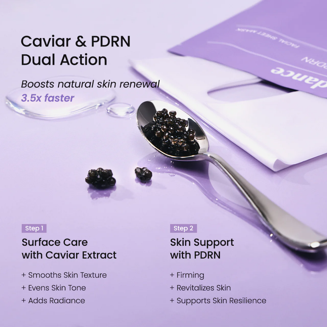 Biodance Rejuvenating Caviar PDRN Real Deep Mask PDRN and caviar for skin rejuvenation