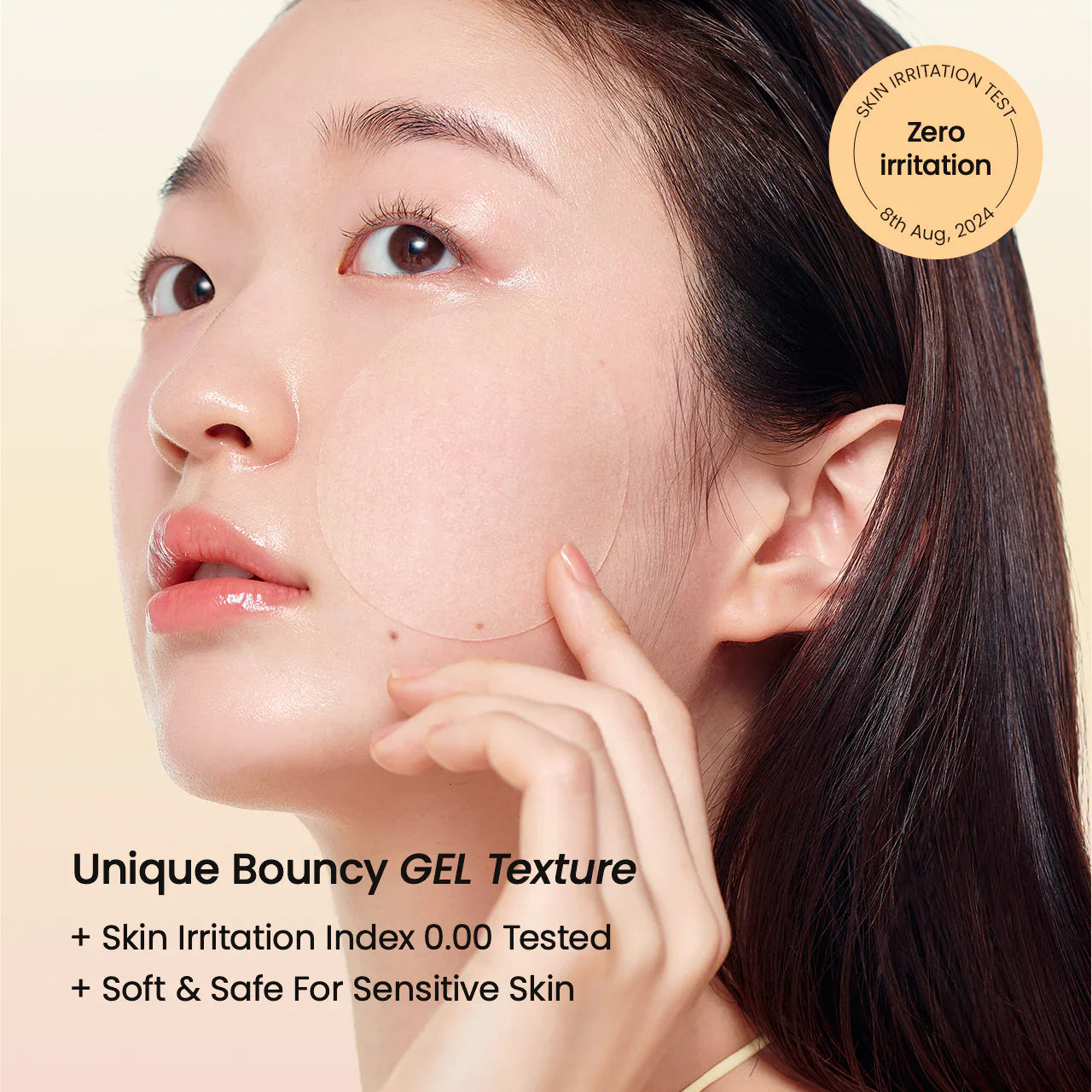 Biodance Vita Niacinamide Gel Toner Pad soaked in niacinamide essence