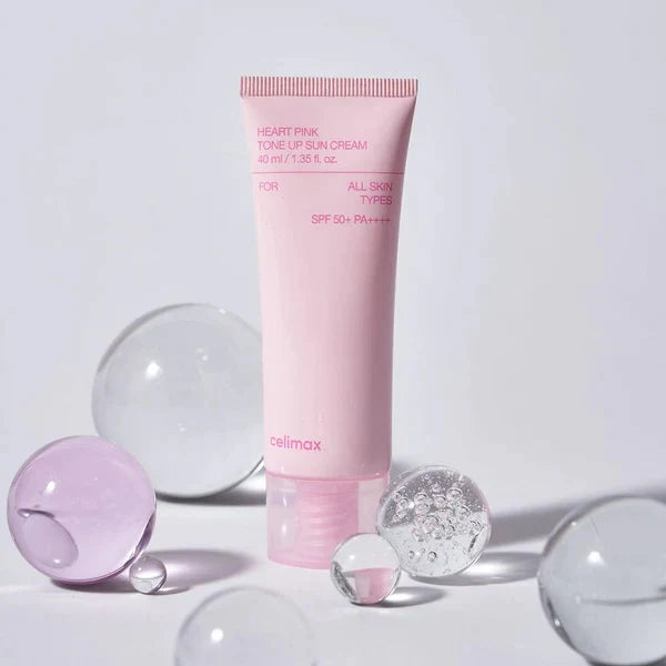 Celimax Heart Pink Tone Up Sun Cream – brightening UV glow protection