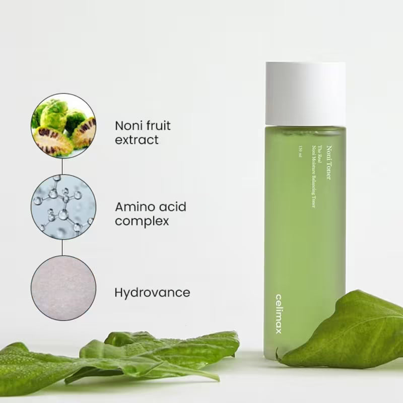 Celimax Noni Moisture Balancing Toner – soothing hydration that preps the skin