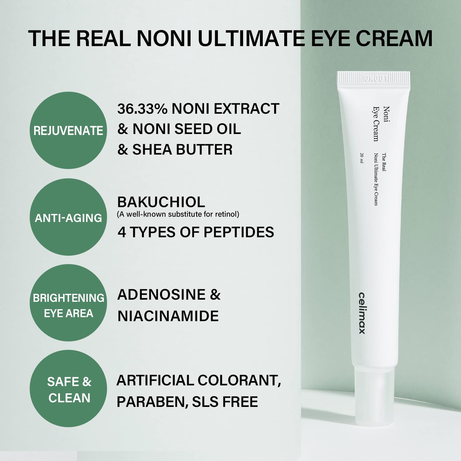 Celimax Noni Ultimate Eye Cream – noni eye cream for the delicate eye area