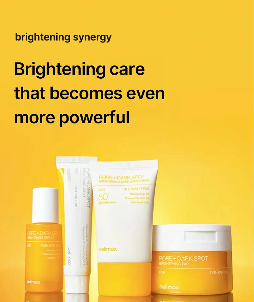 Celimax Pore+Dark Spot Brightening Care Sunscreen – lightweight tone-up UV protection