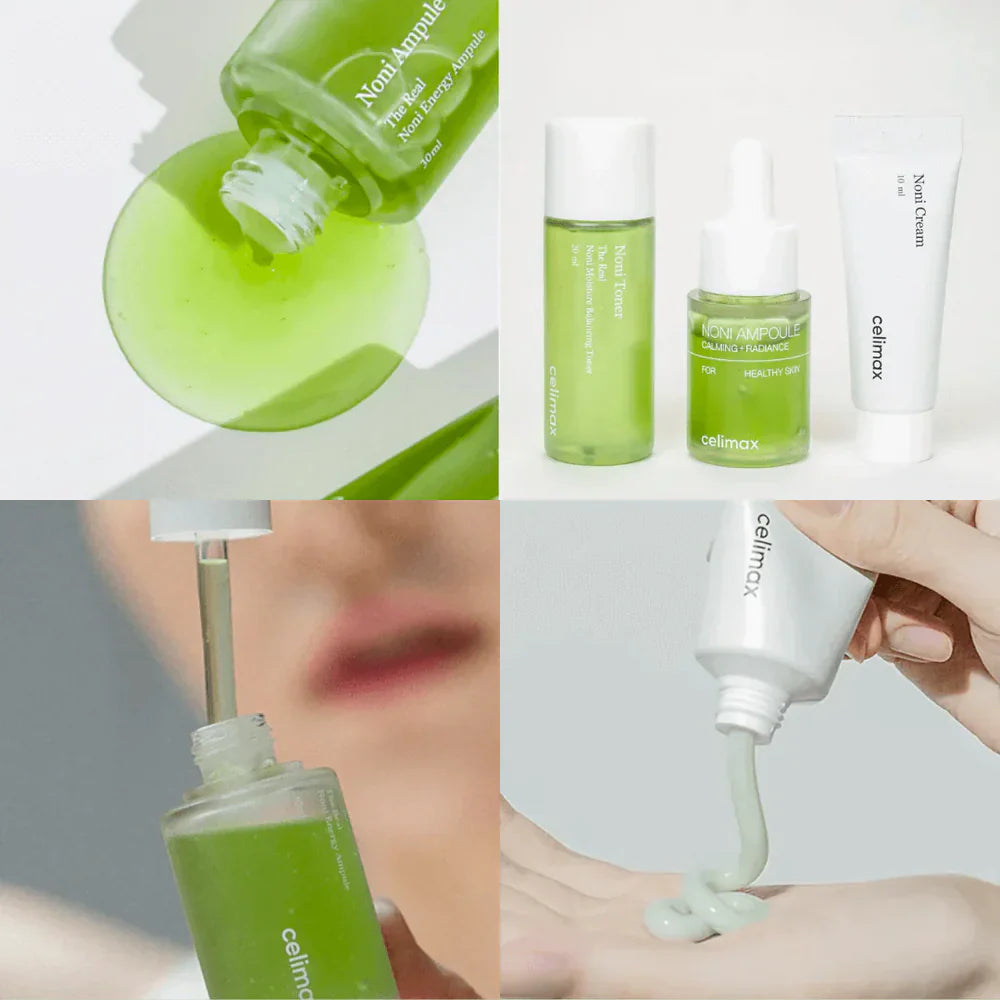 Celimax The Real Noni Starter Kit (3ea) – travel-friendly trio for noni skincare