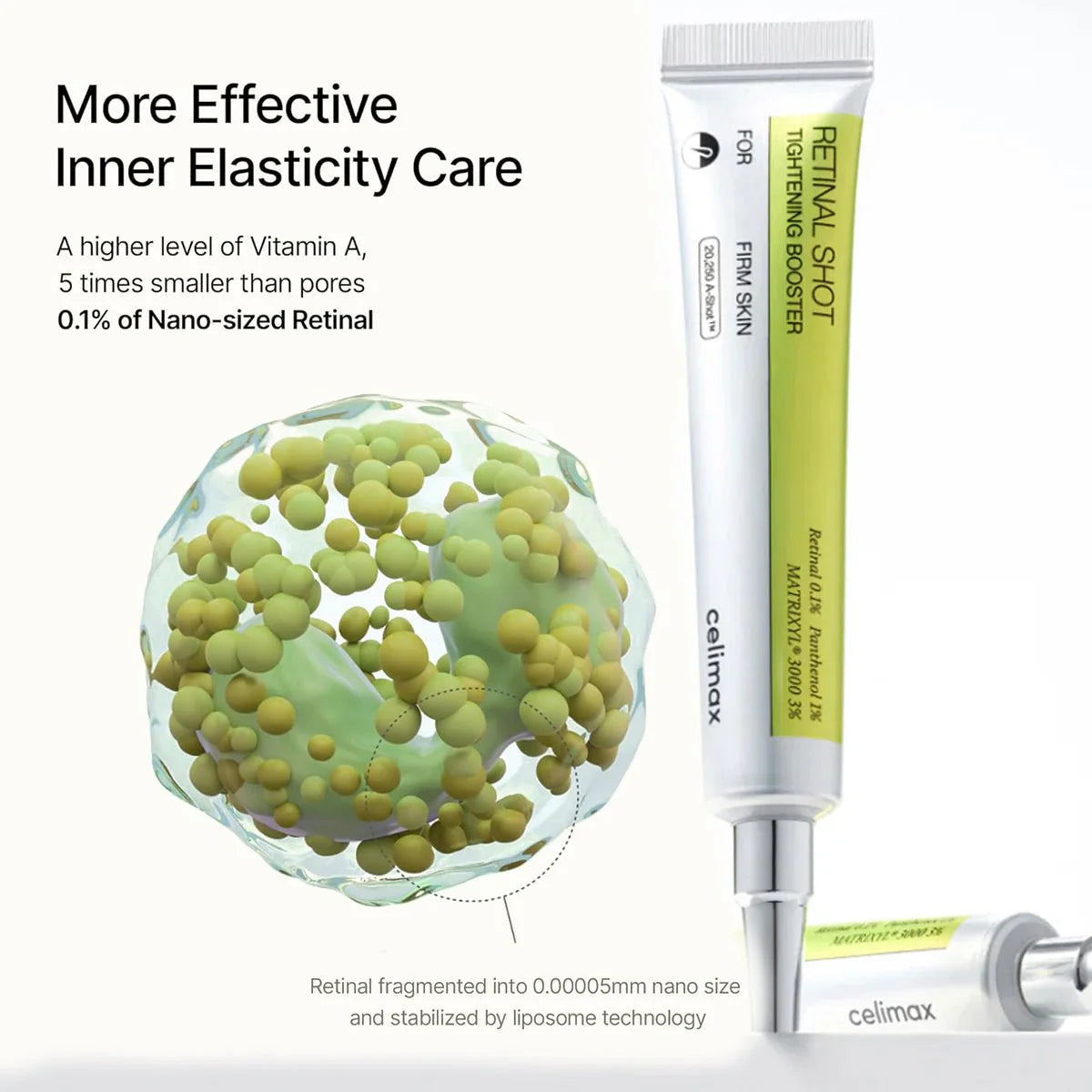Celimax THE VITA-A Retinal Shot Tightening Booster – refines uneven skin texture