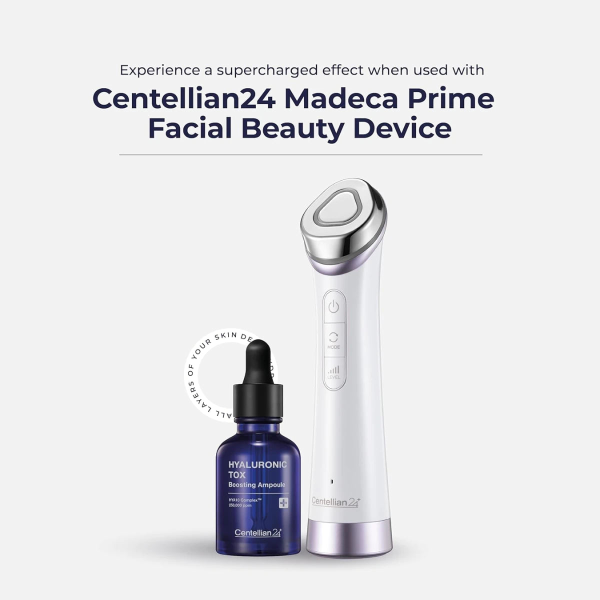 Smooth, watery hydrating texture of Centellian 24 Hyaluronic Tox Boosting Ampoule