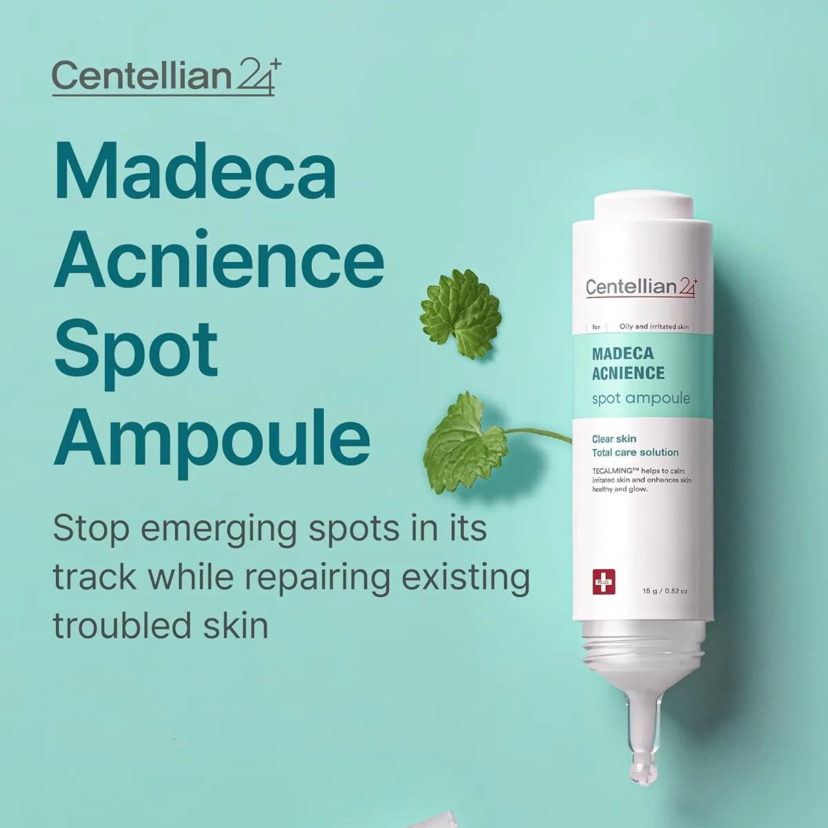Lightweight, fast-absorbing texture of Centellian 24 Madeca Acnience Spot Ampoule
