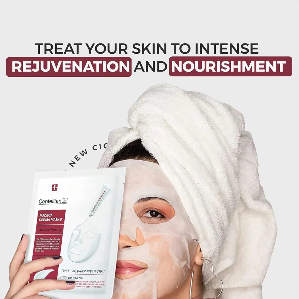 Centellian 24 Madeca Derma Mask III Intensive Formula sheet mask details