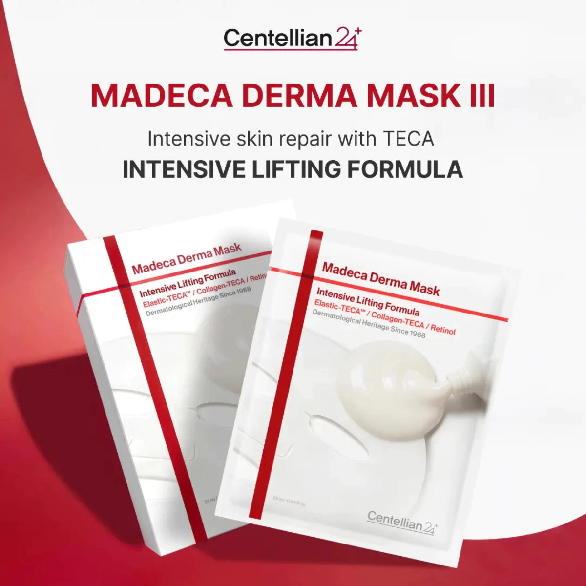Centellian 24 Madeca Derma Mask III Intensive Formula – intensive Centella sheet mask that soothes and boosts elasticity