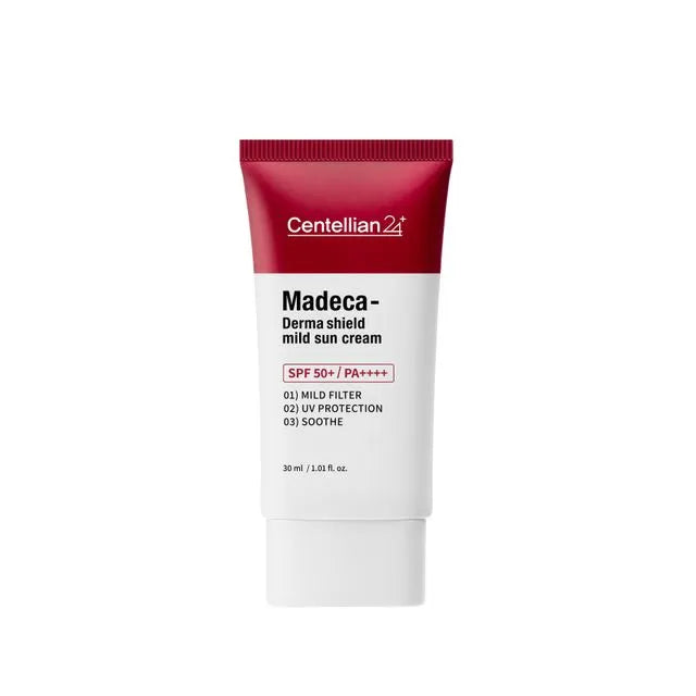Centellian 24 Madeca Derma Shield Mild Sun Cream SPF50+ PA++++ 50ml – gentle physical sunscreen for sensitive skin