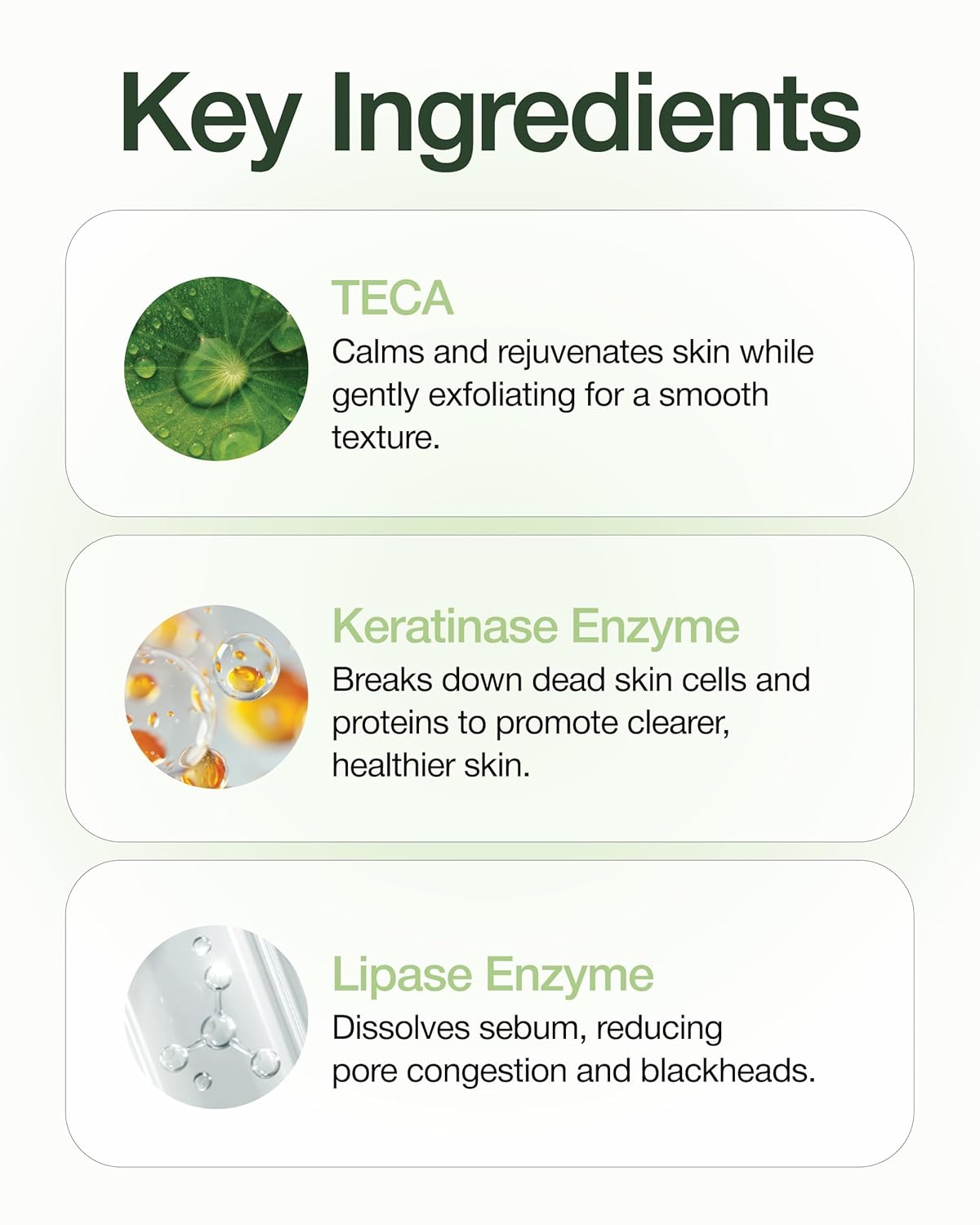 Key ingredients in Centellian 24 Madeca Enzyme Cleansing Powder: PHA, Centella and hyaluronic acid